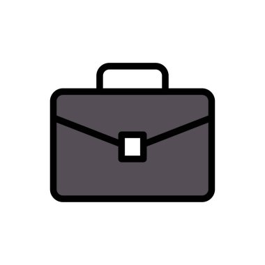 görev vektörü düz renk simgesi