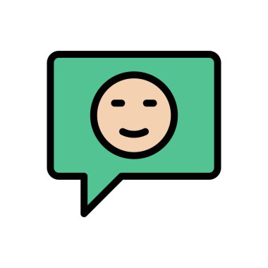 vektör düz renk simgesini gözden geçir