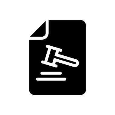 dosya vektörü glyph düz simgesi