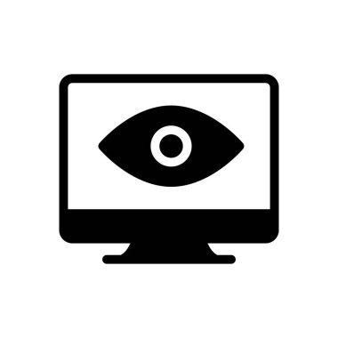 görünür vektör düz simgesi