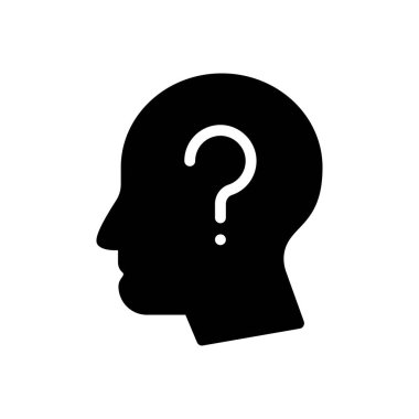 yardımcı vektör glyph düz simgesi