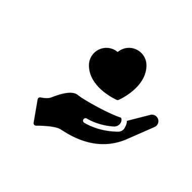 sevgi vektör düz simgesi
