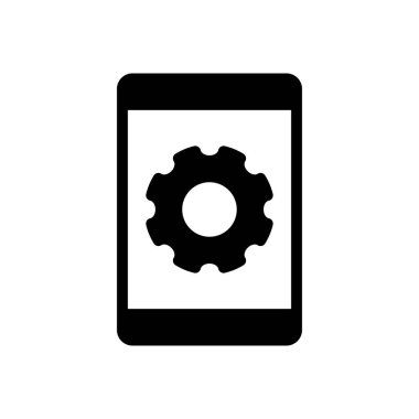 vektör glifini düz simge olarak ayarla