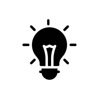 fikir vektör düz simgesi