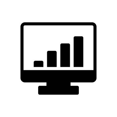 grafik vektör düz simgesi