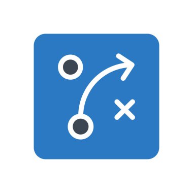 planlama vektörü renk simgesi