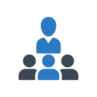 takım vektör renk simgesi