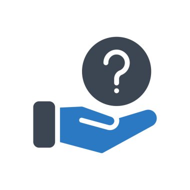 yardımcı vektör renk simgesi