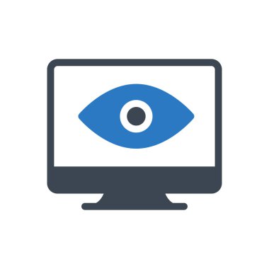 görünür vektör renk simgesi