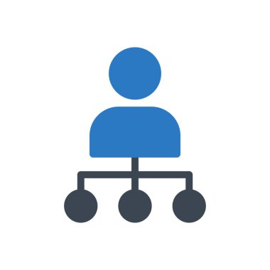 ağ vektörü renk simgesi