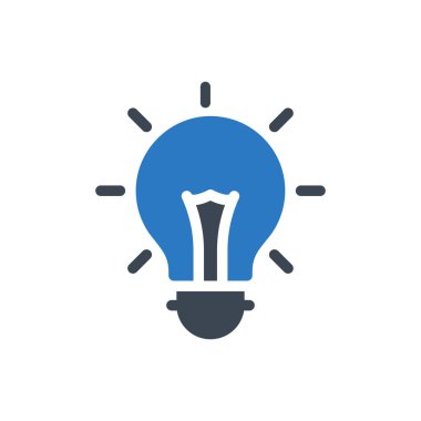 fikir vektörü renk simgesi