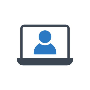 kullanıcı vektörü renk simgesi