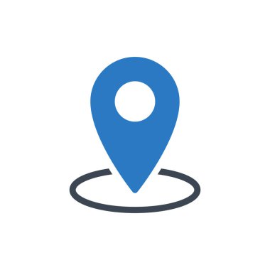 pin vektörü renk simgesi