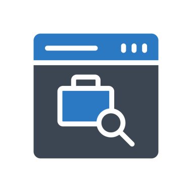 Portföy vektör renk simgesi