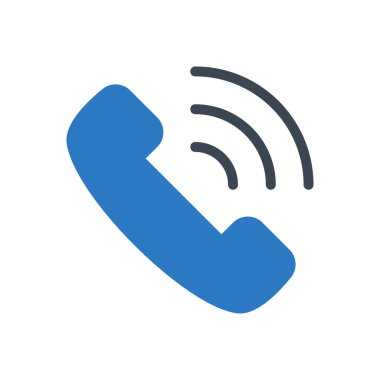 telefon vektörü renk simgesi