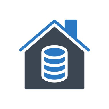 veritabanı vektör renk simgesi