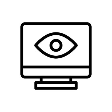 vektör ince çizgi simgesine bak