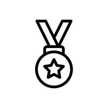 ödül vektörü ince çizgi simgesi