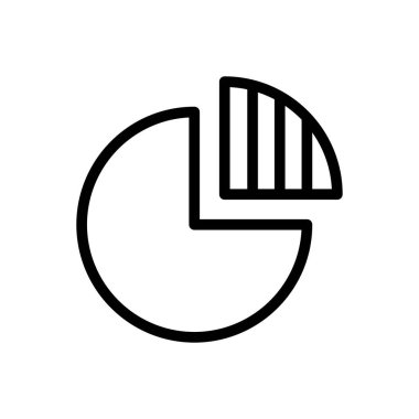 grafik vektörü ince çizgi simgesi