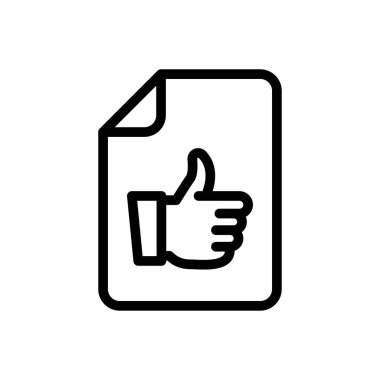 Geri besleme vektörü ince çizgi simgesi