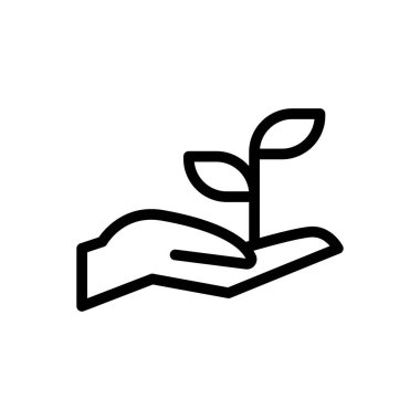 dikkat vektörü ince çizgi simgesi