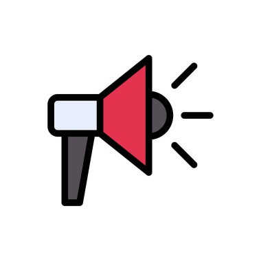 ad vektörü düz renk simgesi