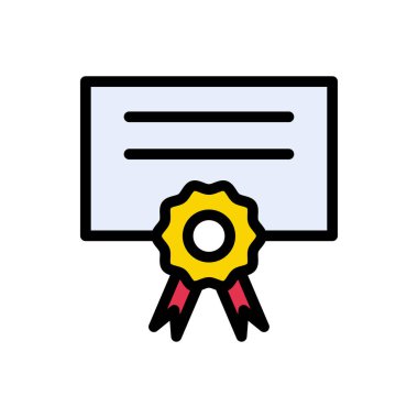 derece vektör düz renk simgesi 