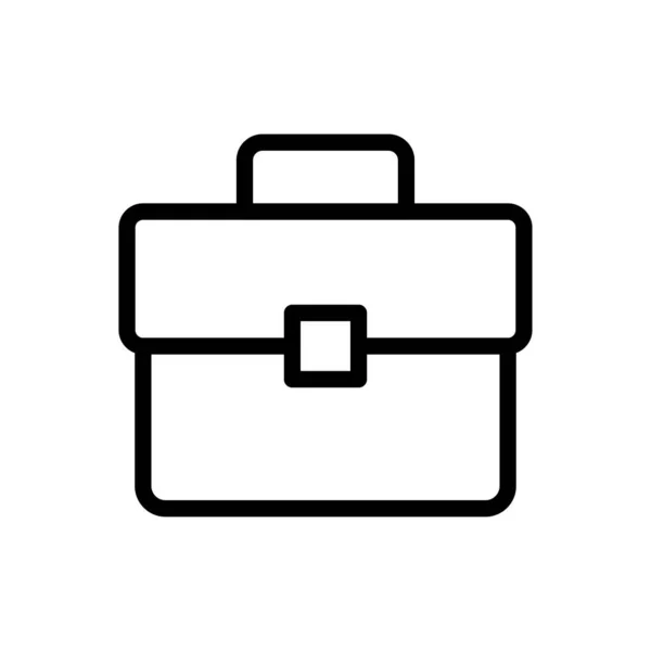 Bag Vector Thin Line Icon — Stock Vector