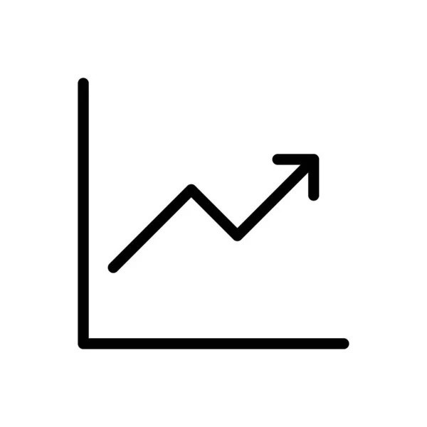 Значок Вектора Роста Плоского Цвета — стоковый вектор