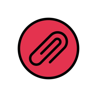 kağıt vektörü düz renk simgesi 