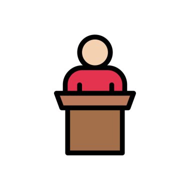 masa vektörü düz renk simgesi 