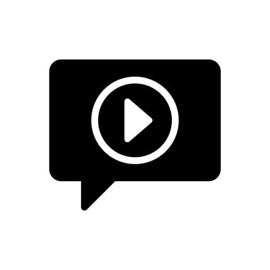 ileti vektörü düz simgesi 