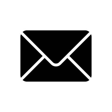 Gelen kutusu vektör düz simgesi 