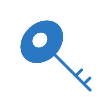 vektör kabartma renk simgesini kilitle