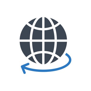 tarayıcı vektör renk simgesi