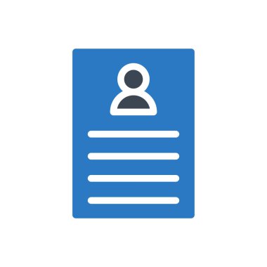 CV vektör renk simgesi