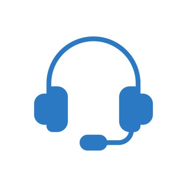 kulaklık vektör renk simgesi