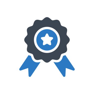 Madalya vektör renk simgesi