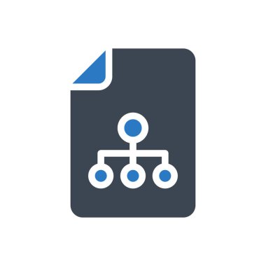 dosya vektör renk simgesi