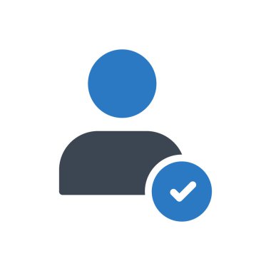 işaretlenmiş vektör renk simgesi