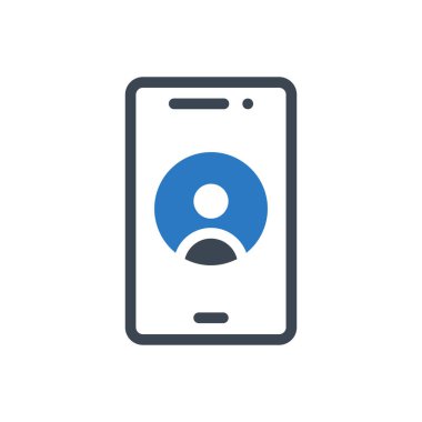 giriş vektörü kabartma renk simgesi