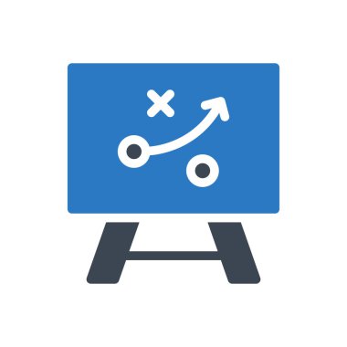 planlama vektörü renk simgesi