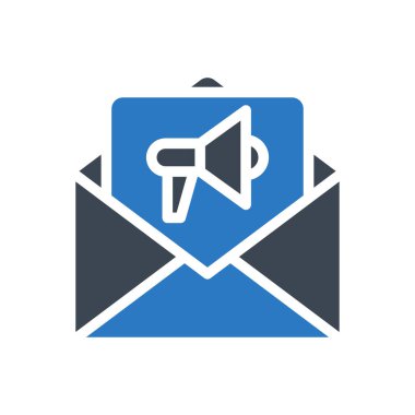 pazarlama vektörü renk simgesi