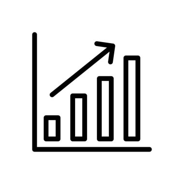 grafik vektörü ince çizgi simgesi