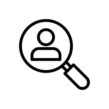 vektör ince çizgi simgesi işe alınıyor