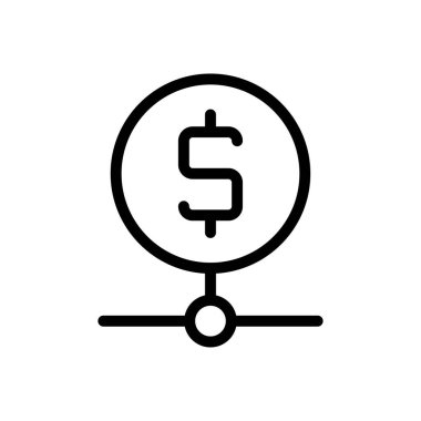 vektör ince çizgi simgesini paylaş