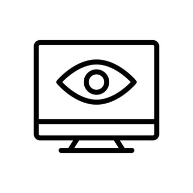 vektör ince çizgi simgesine bak