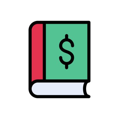 kitap vektörü renk simgesi