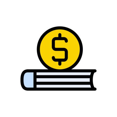 Sikke vektörü renk simgesi