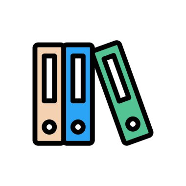 arşiv vektör çizgisi renk simgesi